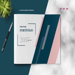 24P高端优雅的手册画册楼书设计模板