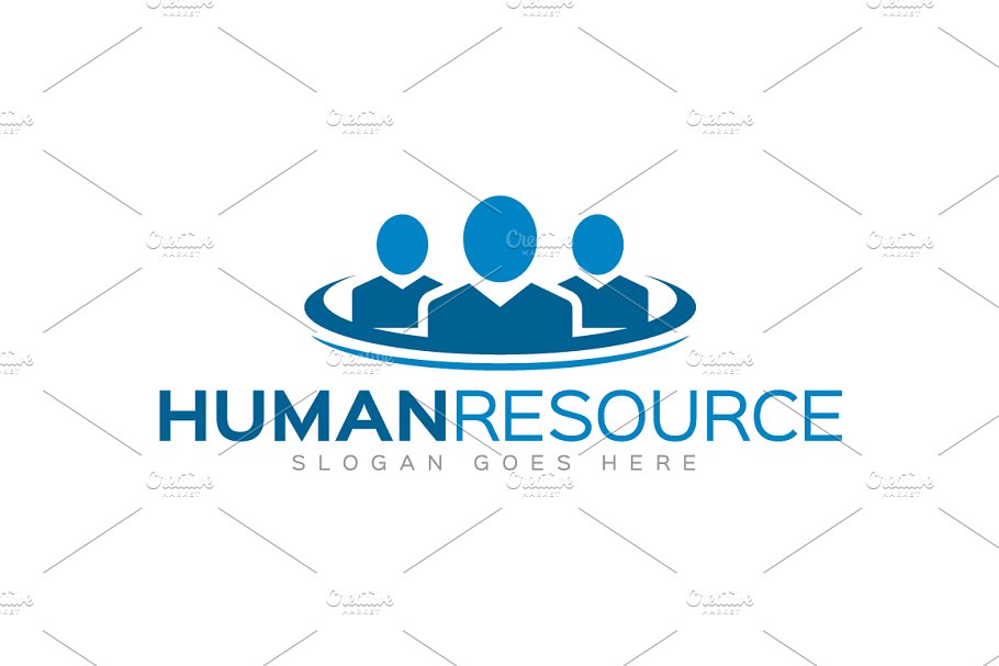 人力资源主题Logo模板 Human Resource Logo