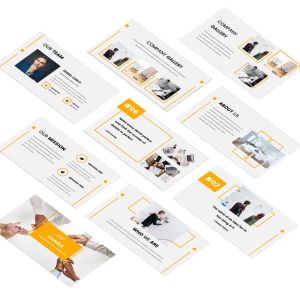 时尚多用途的高端keynote幻灯片演示模版（key）