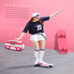 户外滑板运动创意海报设计素材