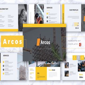 高品质的房地产建筑施工行业powerpoint幻灯片演示模板（pptx）