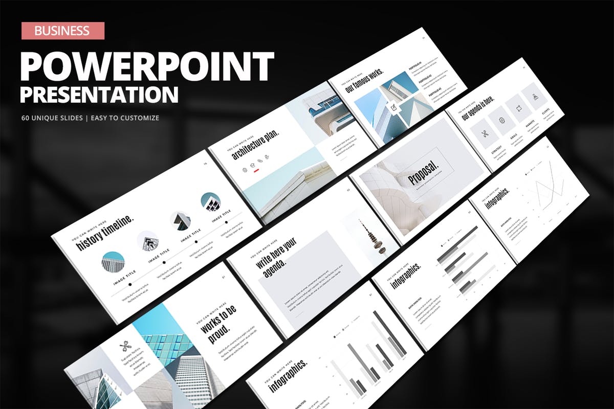 企业项目规划说明PPT幻灯片模板 Business Powerpoint Presentation