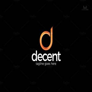 简单、光滑、奢华的字母D Logo  Decent – Letter D Logo插图2
