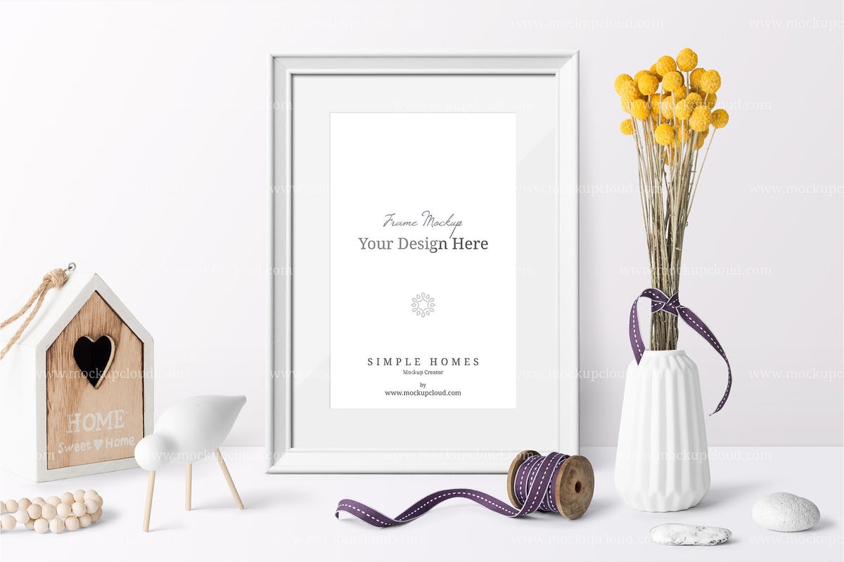 简约家居海报画框样机Vol.1 Simple Homes Mockup Vol. 1