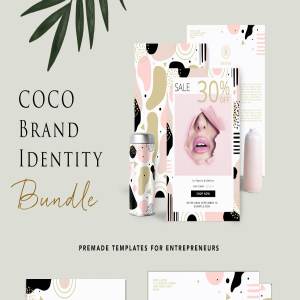 COCO时尚企业品牌套装设计模板插图10