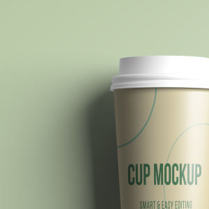 逼真的咖啡纸杯/茶杯设计图样机模板 Realistic Coffee / Tea Cup Mockup