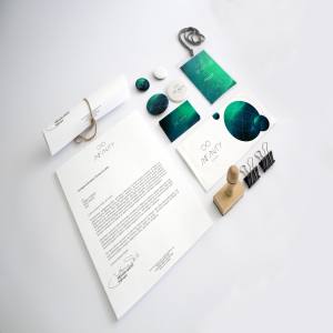 企业VI视觉设计效果图办公用品样机模板 Stationery Mockup 5