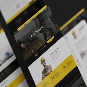 建筑服务公司官网PSD模板 Recover PSD Template