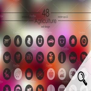 48枚农业主题图标 48 AGRICULTURE icons