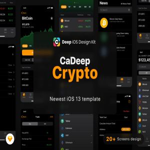 一流设计素材网下午茶：区块链相关的功能 UI 与数据 APP ui 界面下载[Sketch]
