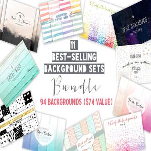 94款热销背景纹理合集 Best-selling backgrounds Bundle