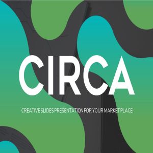 风格独特的抽象圆形图形PPT幻灯片模板下载 Circa – Powerpoint Template