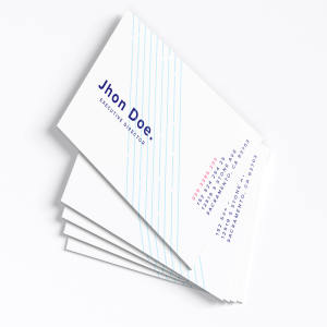 UK标准规格企业名片印刷效果图样机02 UK Business Cards Mockup 02插图3
