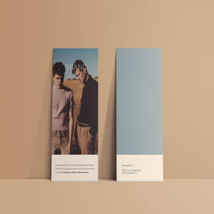 传单双面设计效果图样机模板 Vertical Flyer Mockup