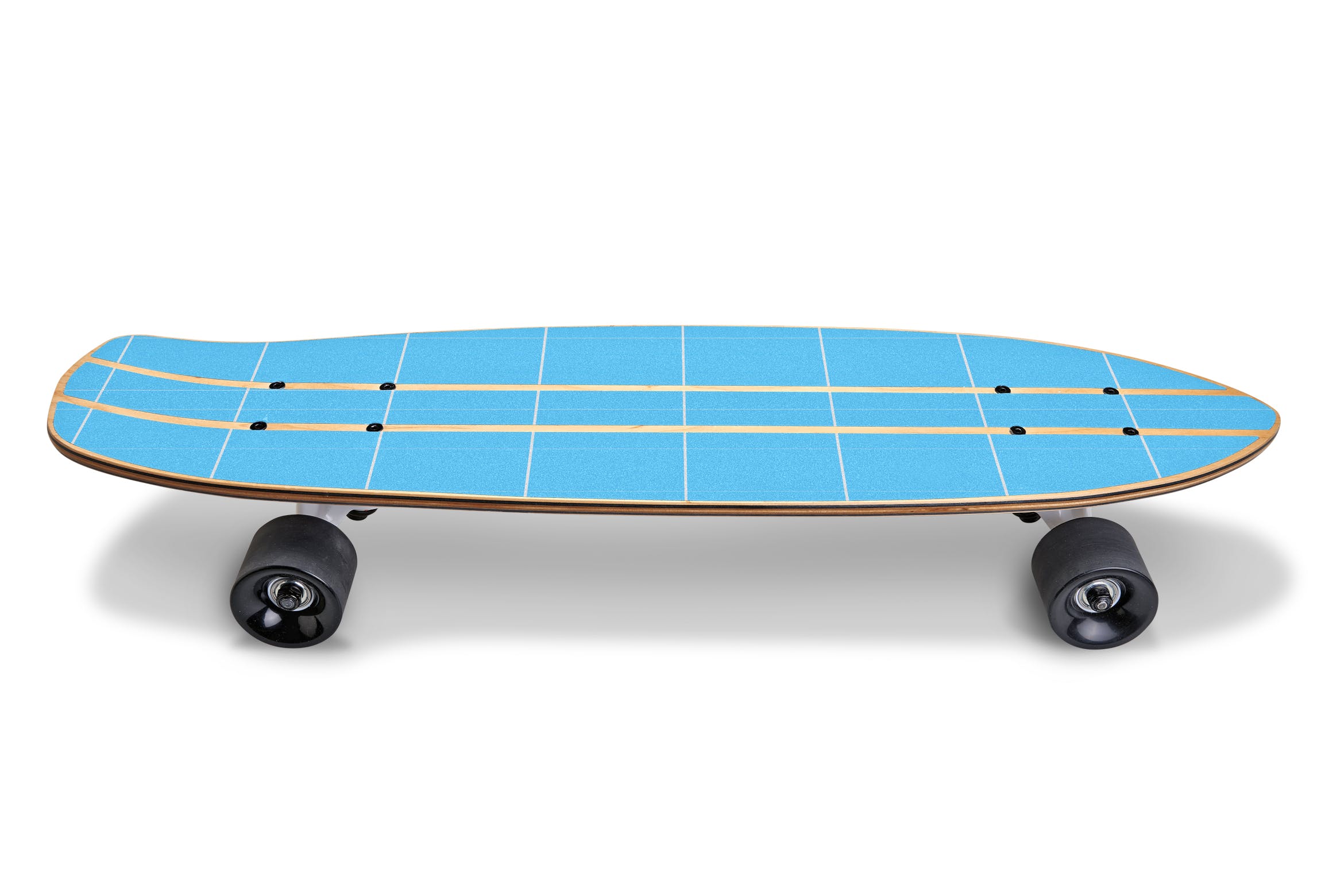 滑板顶部设计正面预览图样机02 Skate_Board-02_Mockup