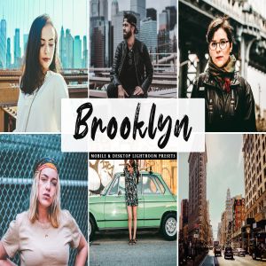 自然暖色调肖像摄影后期处理LR预设 Brooklyn Mobile & Desktop Lightroom Presets