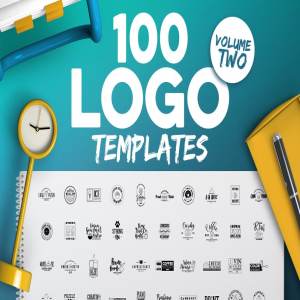 100款西方图文Logo模板合集 100 Fresh Logo Templates Vol.2