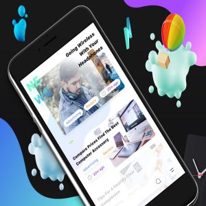 新闻资讯类APP应用界面模板 News 7 Mobile Ui