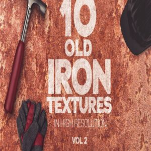 锈迹金属纹理背景素材v2 Old Iron Textures x10 vol2