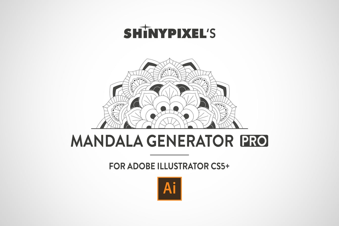曼陀罗图形设计绘画LR素材包for AI Mandala Generator PRO