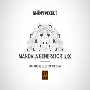 曼陀罗图形设计绘画LR素材包for AI Mandala Generator PRO