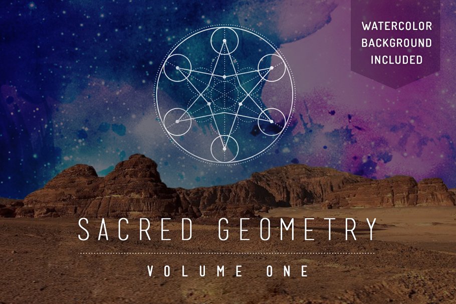 宗教几何矢量图形包 Sacred Geometry Vector Pack Vol. 1