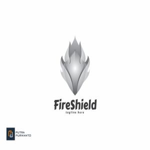 火焰盾牌图形安防品牌商标Logo设计模板 Fire Shield – Logo Template插图3
