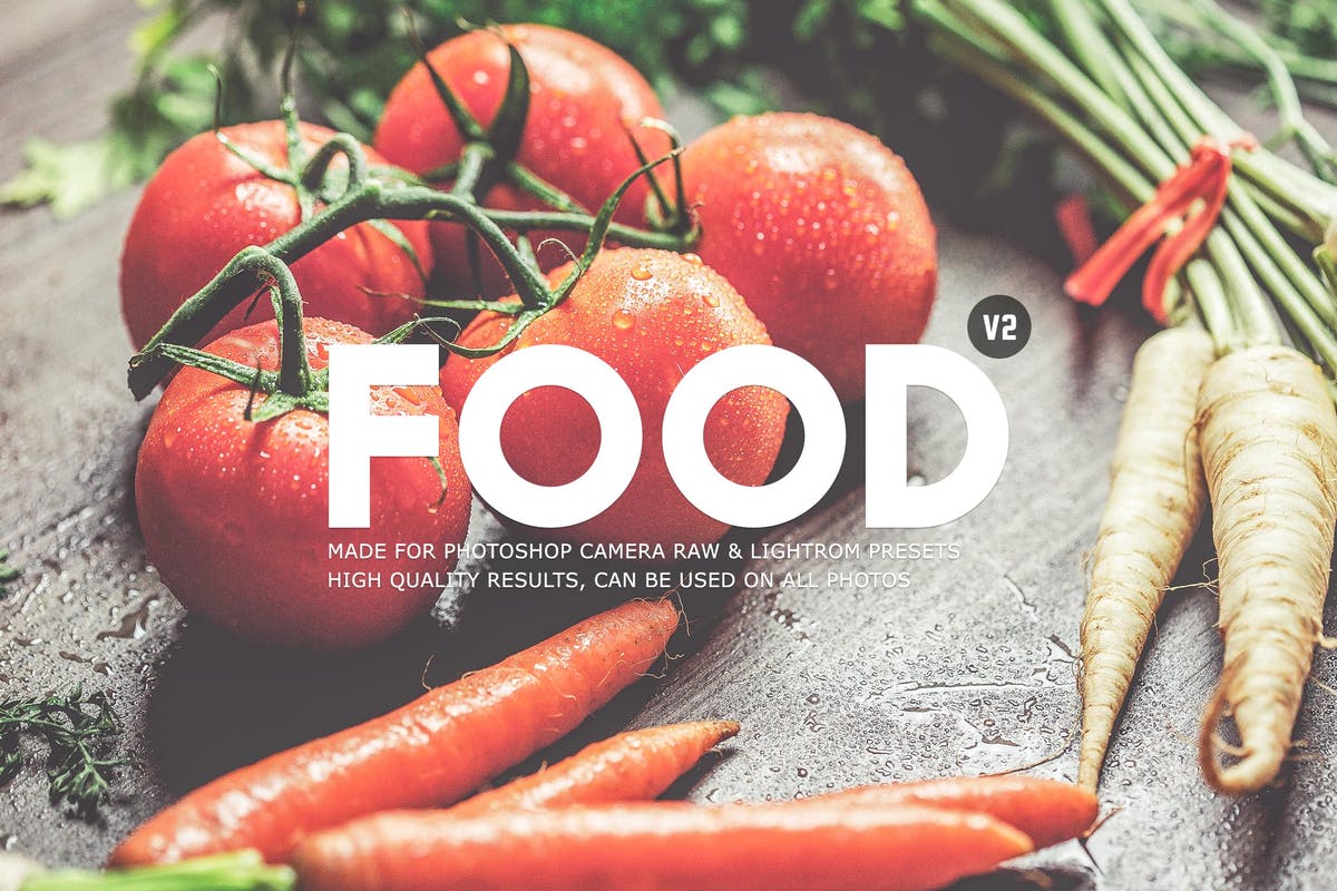 食物美食摄影后期处理LR调色预设v2 Food Lightroom Presets Vol. 2