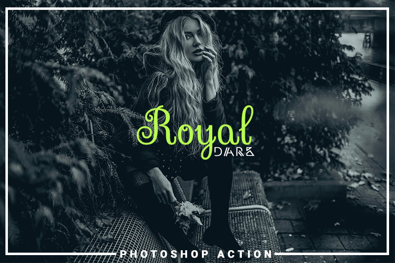 一款皇家黑暗艺术时尚风格PS动作下载