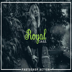 一款皇家黑暗艺术时尚风格PS动作下载