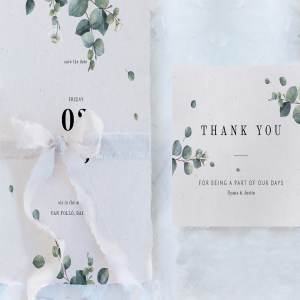 桉树树叶装饰婚礼设计套件 Eucalyptus Foliage Wedding Suite