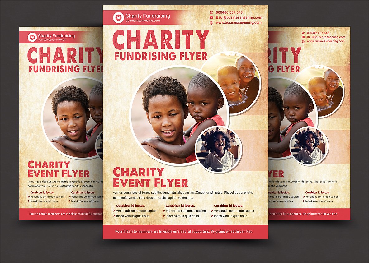 慈善机构宣传单模板 Charity Flyer Templates
