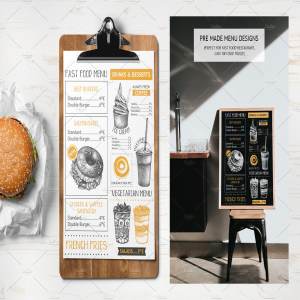 快餐食品矢量图形 Vector Fast Food Collection