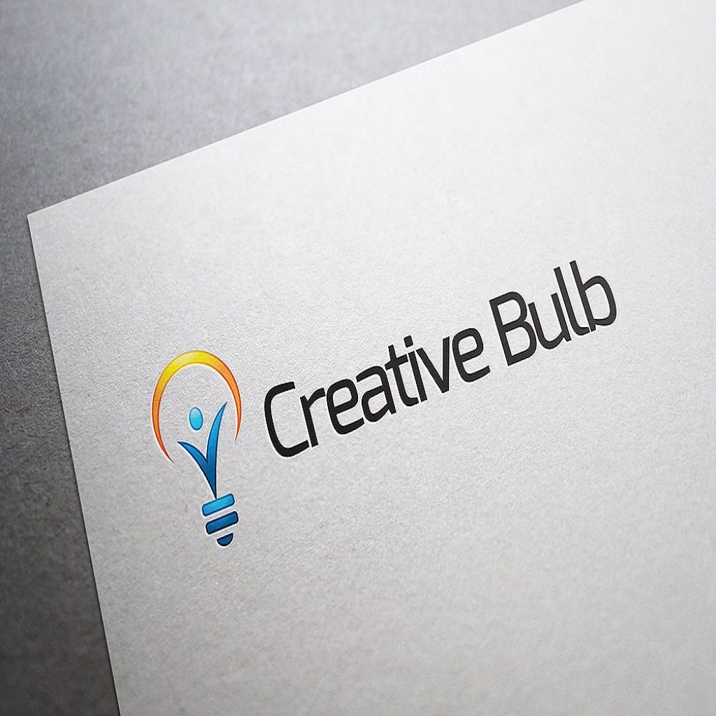 创意俱乐部主题Logo模板 Creative Bulb Logo插图