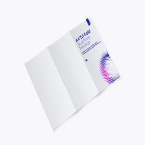 A4三折页折叠传单＆小册子设计效果预览样机02 A4 Trifold Brochure Mockup 02