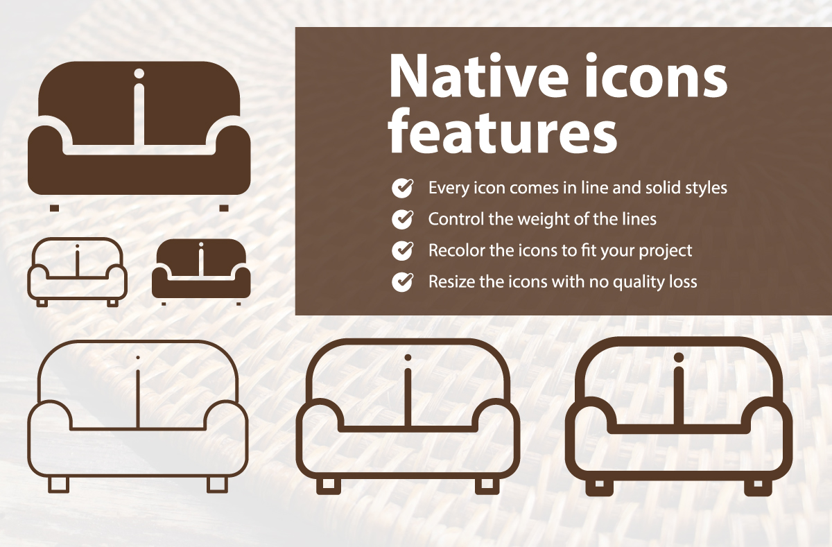 家居主题图标集