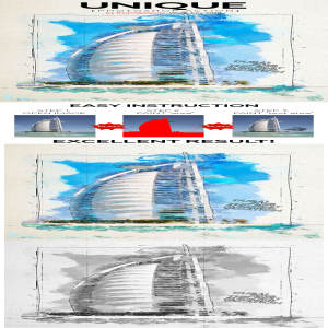 独特的水彩风格处理的PS动作下载 Unique Photoshop Action [atn]