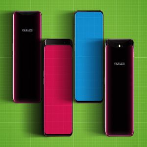 OPPO智能手机Find X样机模板套装 Oppo Find X Kit Mockup插图8