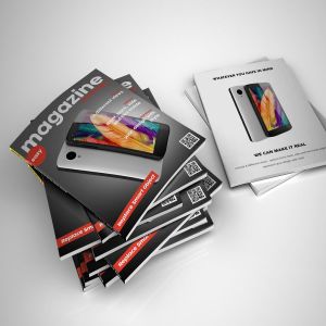 杂志封面封底设计样机模板 Magazin Mock Up