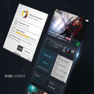iOS 游戏商店应用 UI 套件 NERD UI Kit