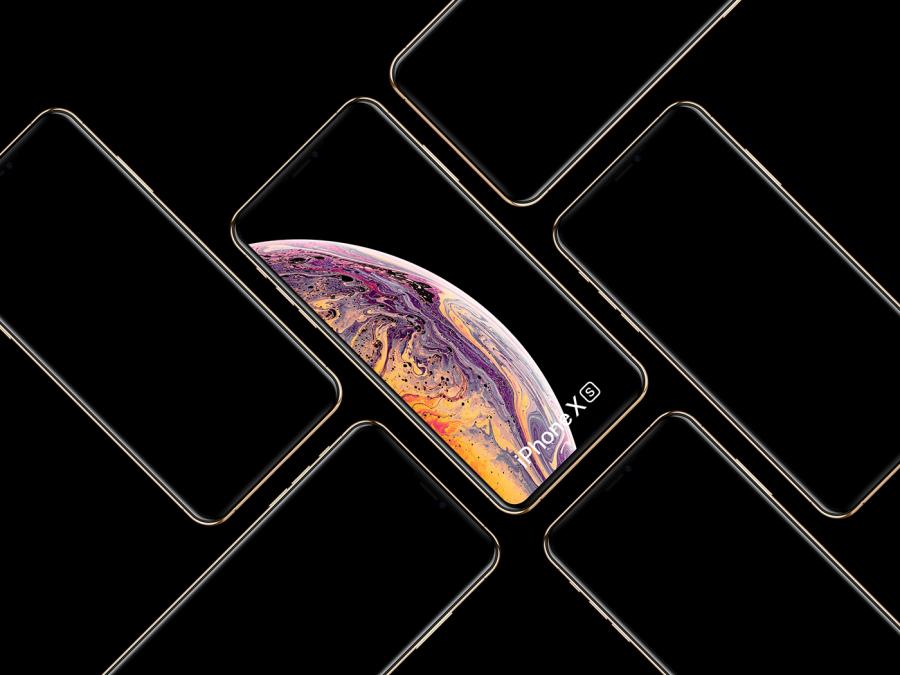 LS出品-超高品质 iPhone Xs/Xs Max 样机模板[PS & Sketch]