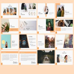 时尚服装品牌创意商业ppt模板