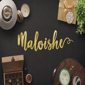 手写英文字体 Maloishe Brush Script Font（含网页字体）