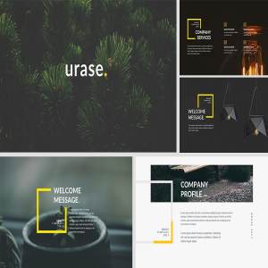 105页创意幻灯片模板 Urase – Creative Powerpoint Template