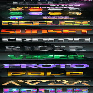 简易实现反射效果的photoshop图层样式下载[PSD]