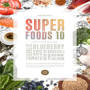 餐厅主打美食促销海报设计模板