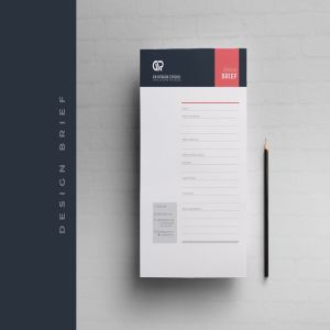 企业品牌简报设计模板 Design Brief Template