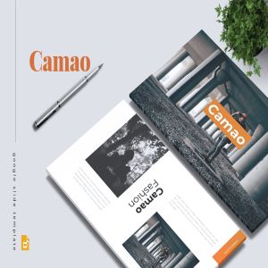 时尚品牌公司简介谷歌幻灯片设计模板 CAMAO – Fashion Google Slides Template