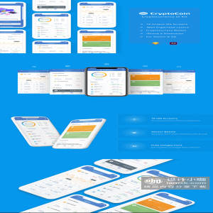 一流设计素材网下午茶：区块链加密数字货币相关功能APP UI KIT [Sketch,XD]