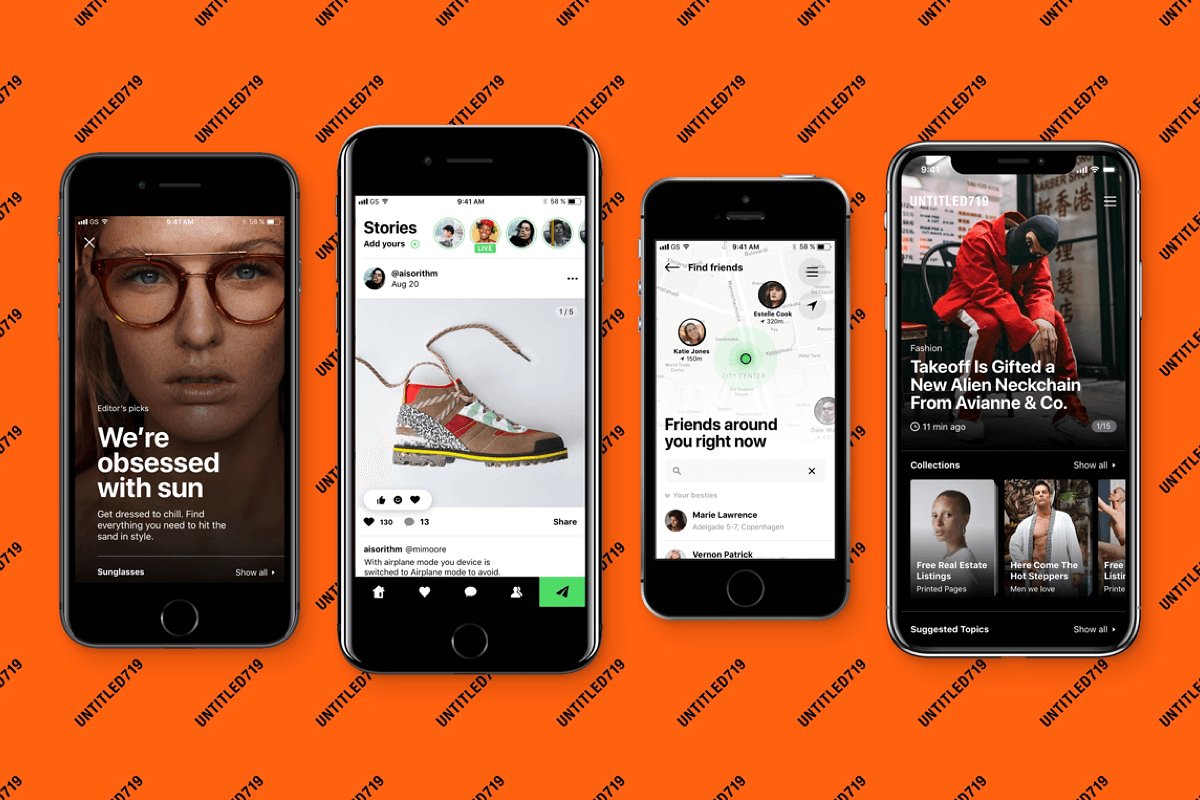 高端iOS 电商UI工具包iPhone X